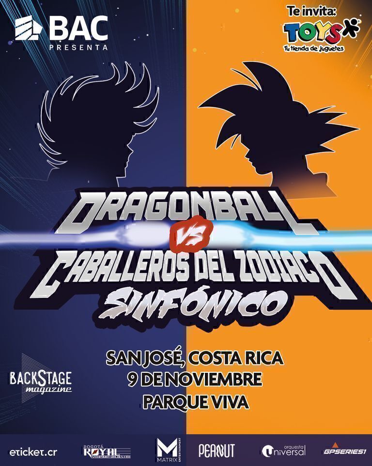 Dragon Ball Z vs Caballeros del Zodiaco:  El concierto sinfónico definitivo llega a Costa Rica